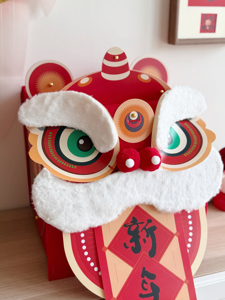 瑞狮迎福 Lion Dance Head Decor (2 Options) - 3LittlePicks