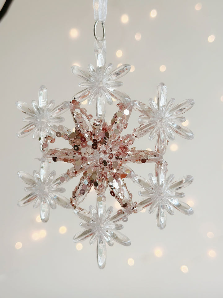 Glistening Snowflake Ornament