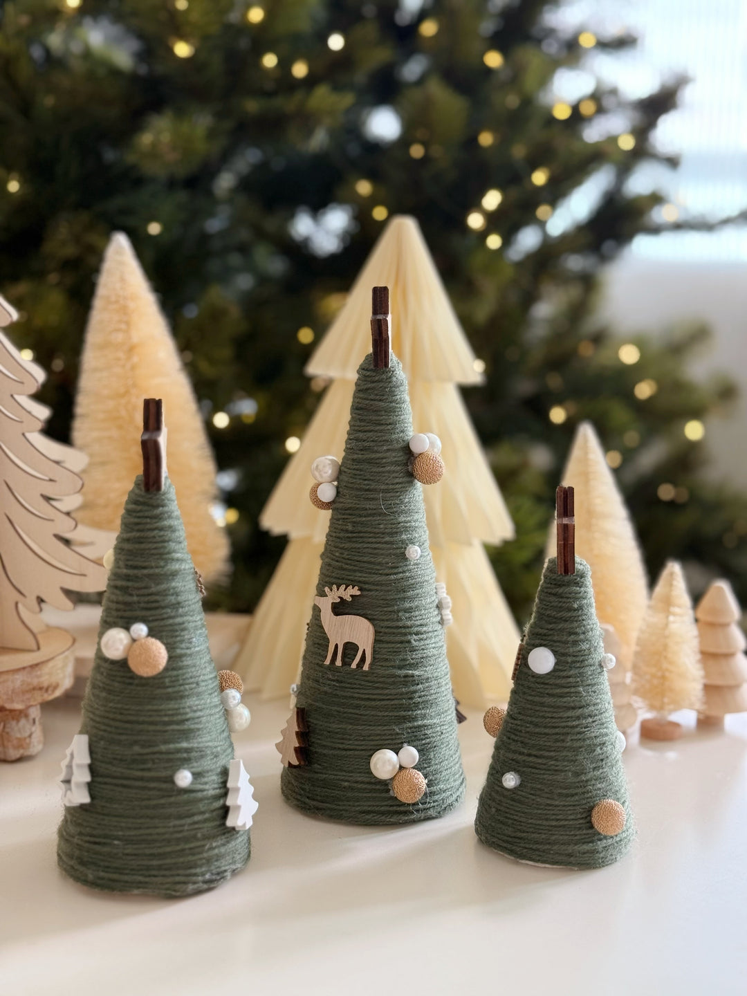 Nordic Whimsy Tree Trio (set of 3)
