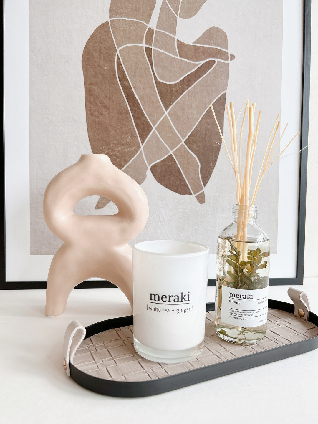 LatteMuse: Abstract Humanesque Porcelain Art Vase