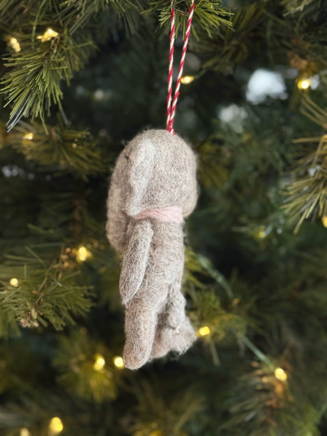 Dreamy Elephant Felt Ornament