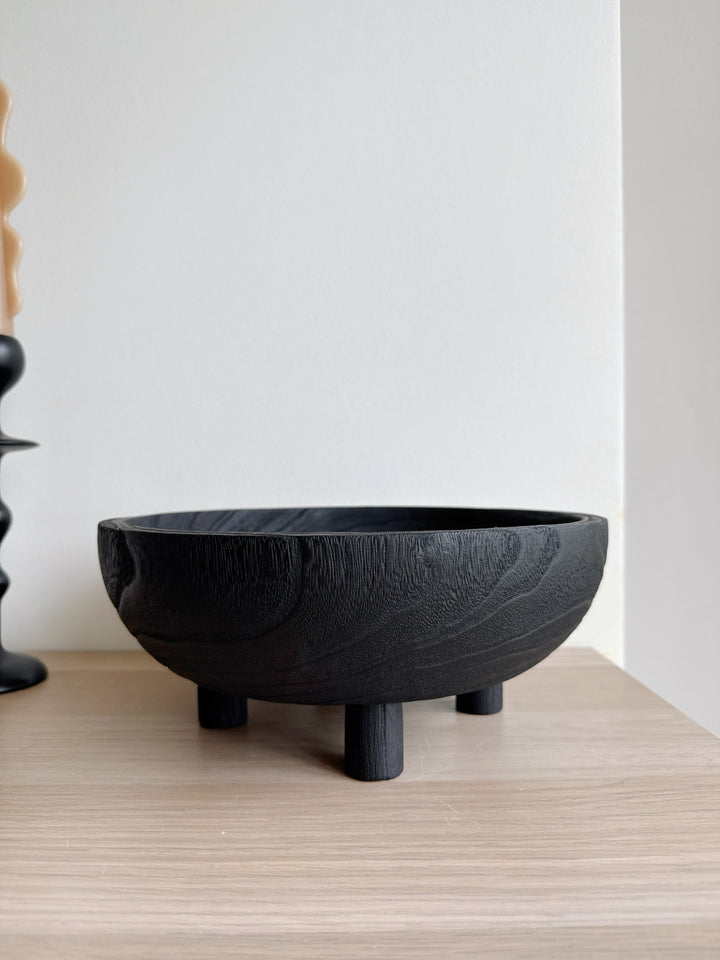 Charred Grove Pedestal Bowl
