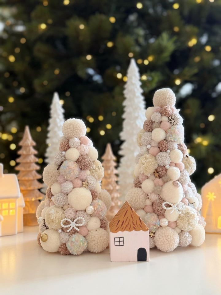 Marshmallow Wishes Handmade Pom Pom Tree (2 options)