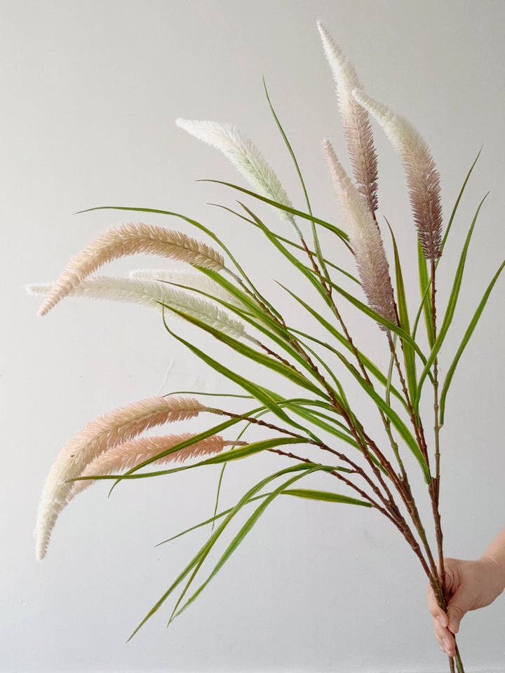 Faux Foxtail Grass Spray (3 colours)