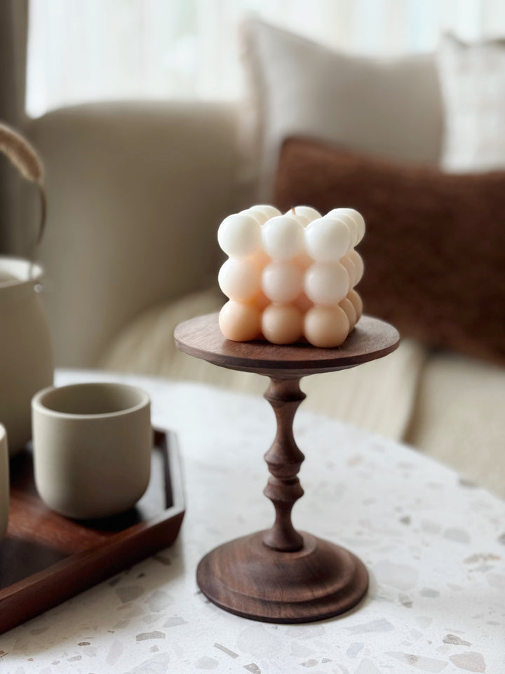 Walnut Display Pedestal