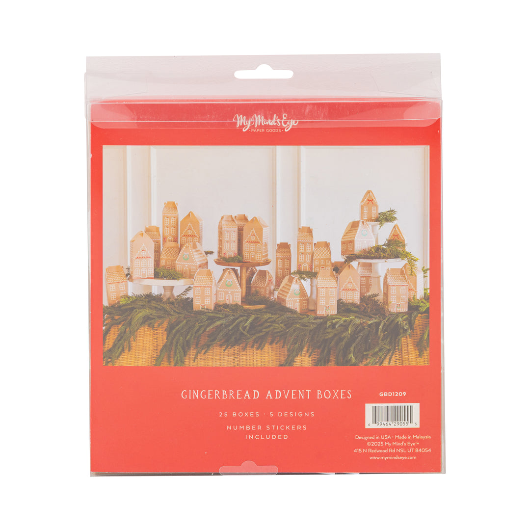 PRE-ORDER (26/09-02/10): Gingerbread House Advent Boxes