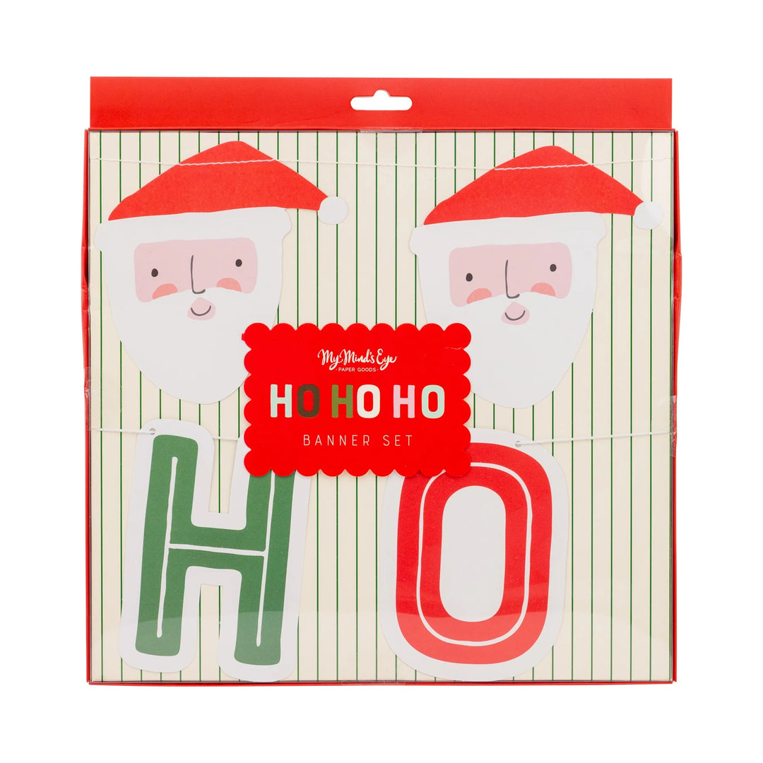 PRE-ORDER (6-8 Oct): Ho Ho Santa Banner Set