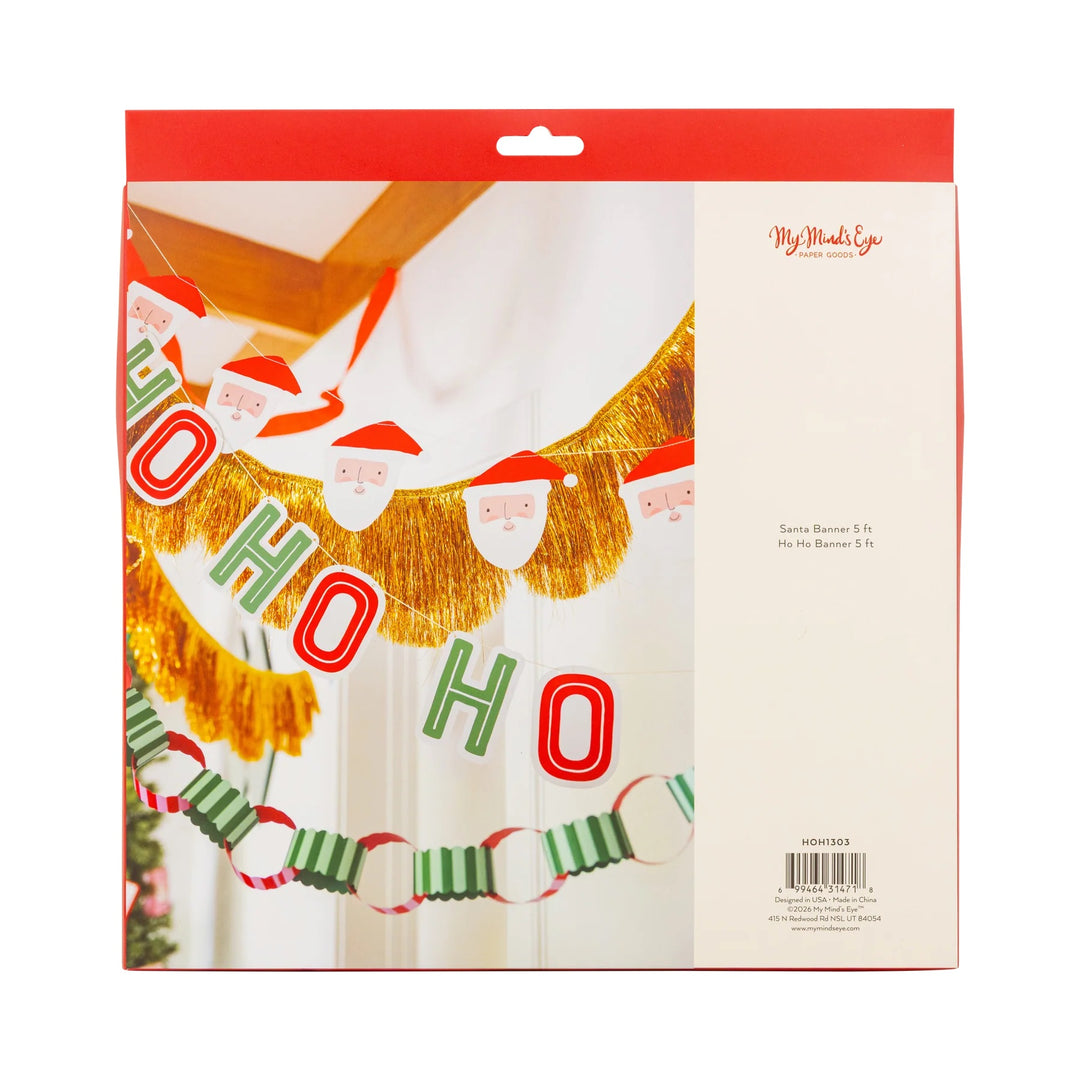 PRE-ORDER (6-8 Oct): Ho Ho Santa Banner Set