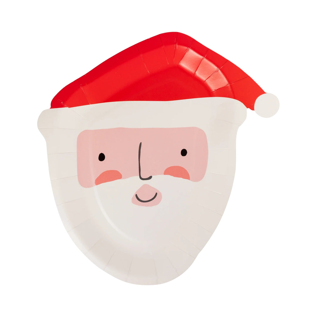 PRE-ORDER (6-8 Oct): Jolly Santa Paper Plates (3 options)