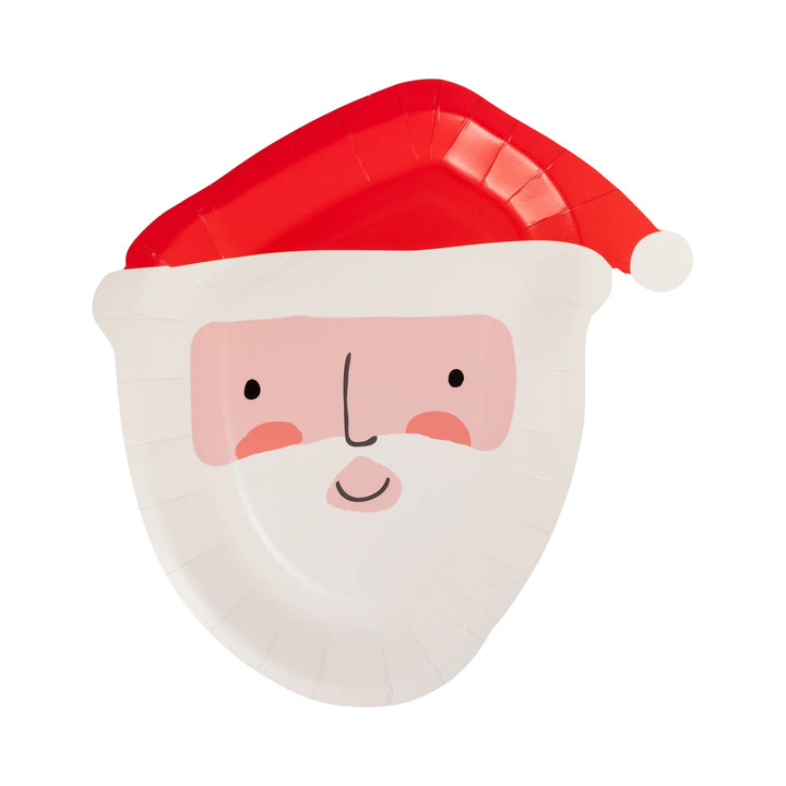 PRE-ORDER (6-8 Oct): Jolly Santa Paper Plates (3 options)