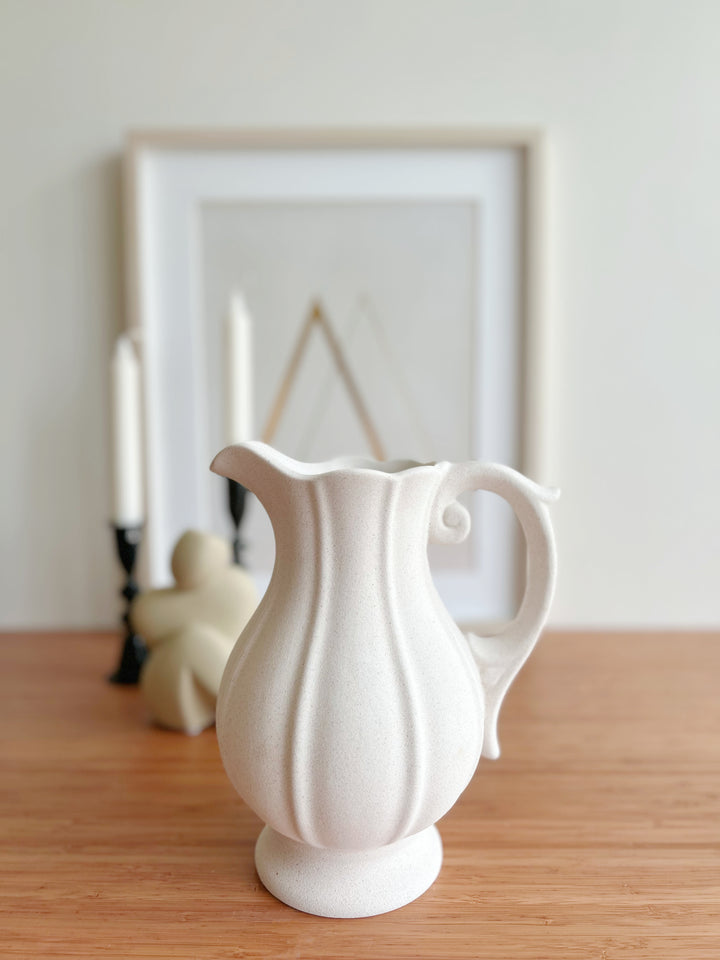 Speckled Heirloom Vintage Pitcher Vase