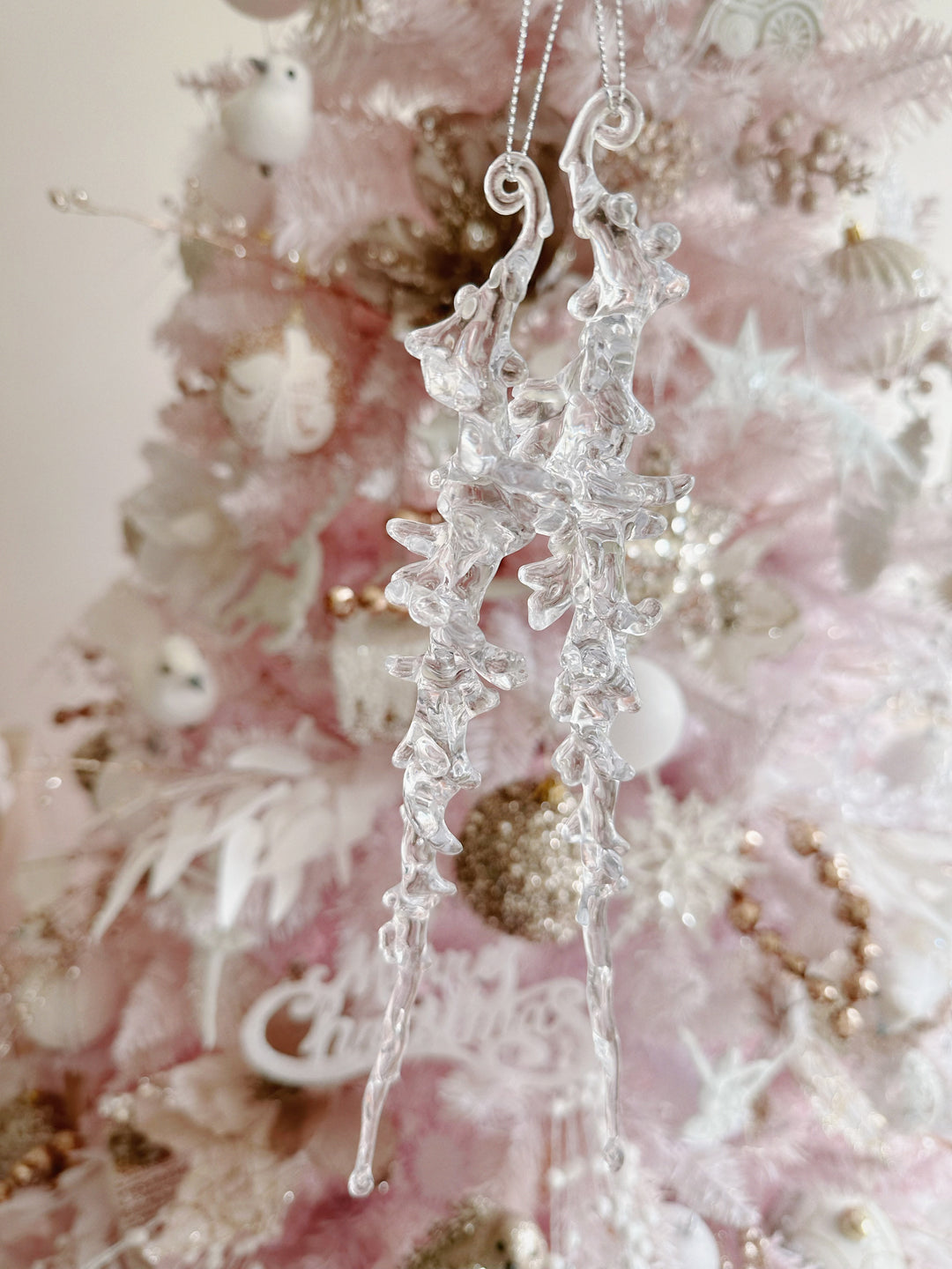 CrystalChill Icicle Ornament (set of 2)
