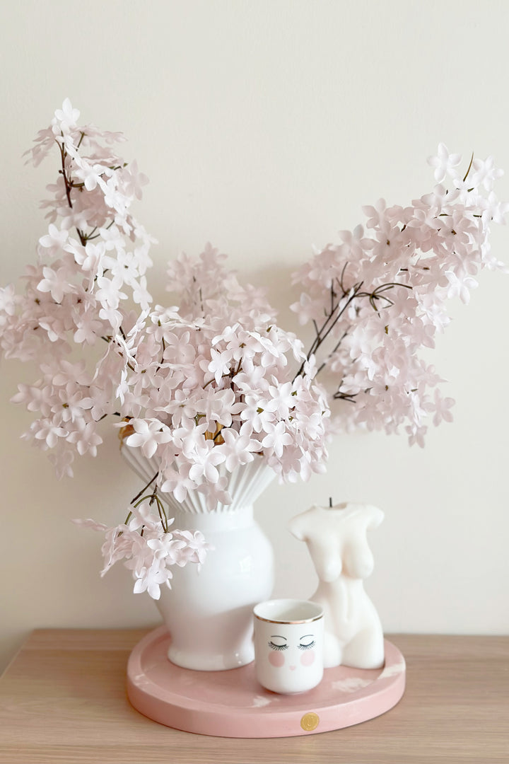 Golden Ruffled Rim Vase