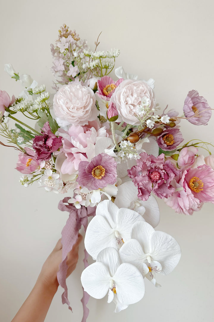 Ethereal Blush: Enchanted Garden Bouquet (1 sided)
