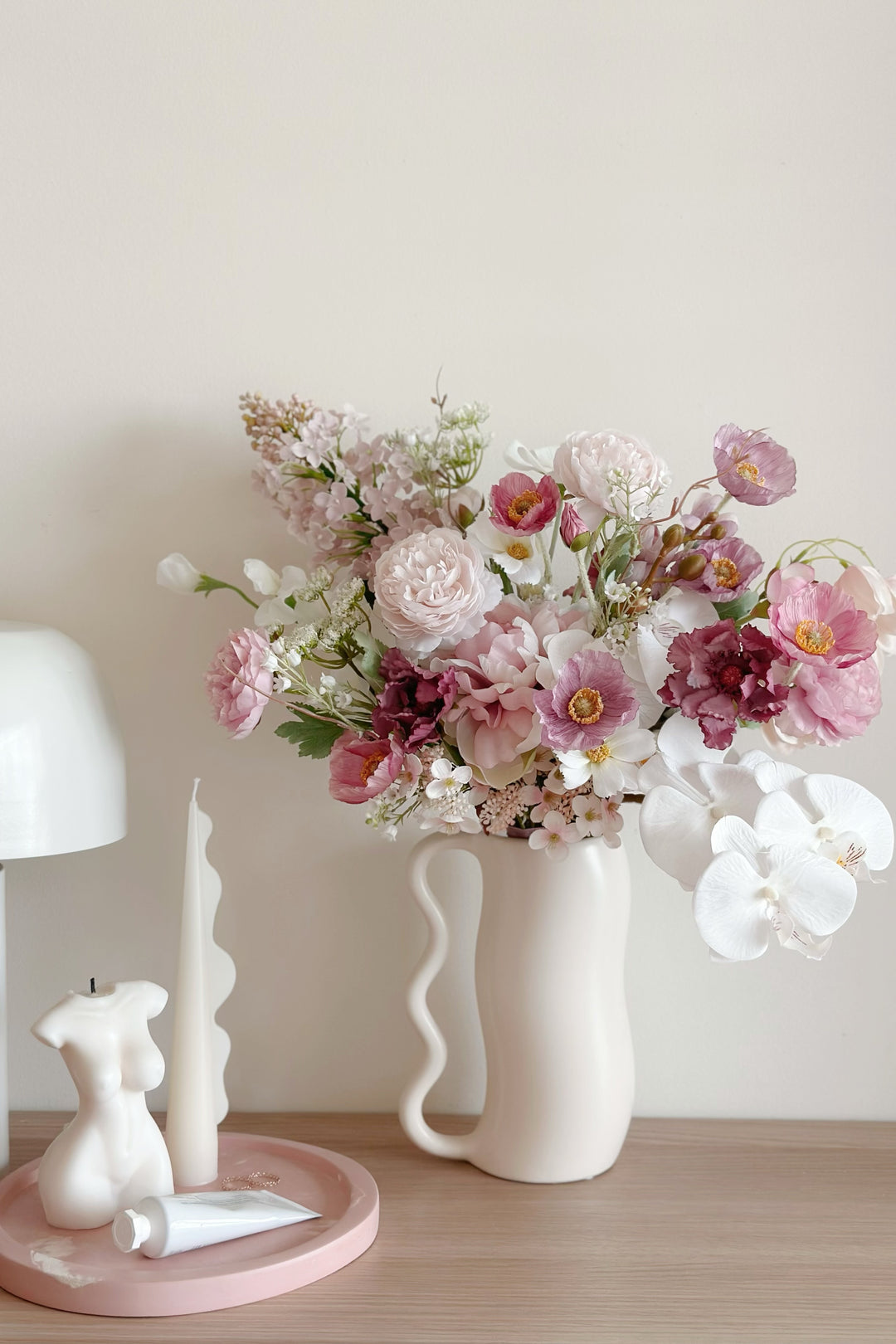 Ethereal Blush: Enchanted Garden Bouquet (1 sided)