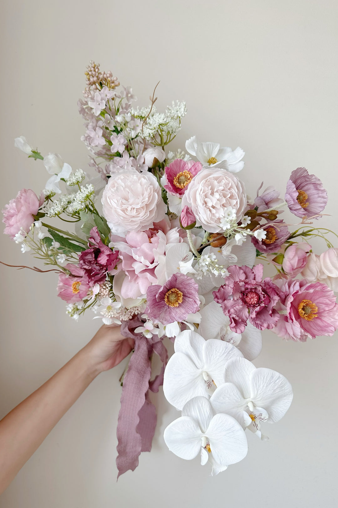 Ethereal Blush: Enchanted Garden Bouquet (1 sided)