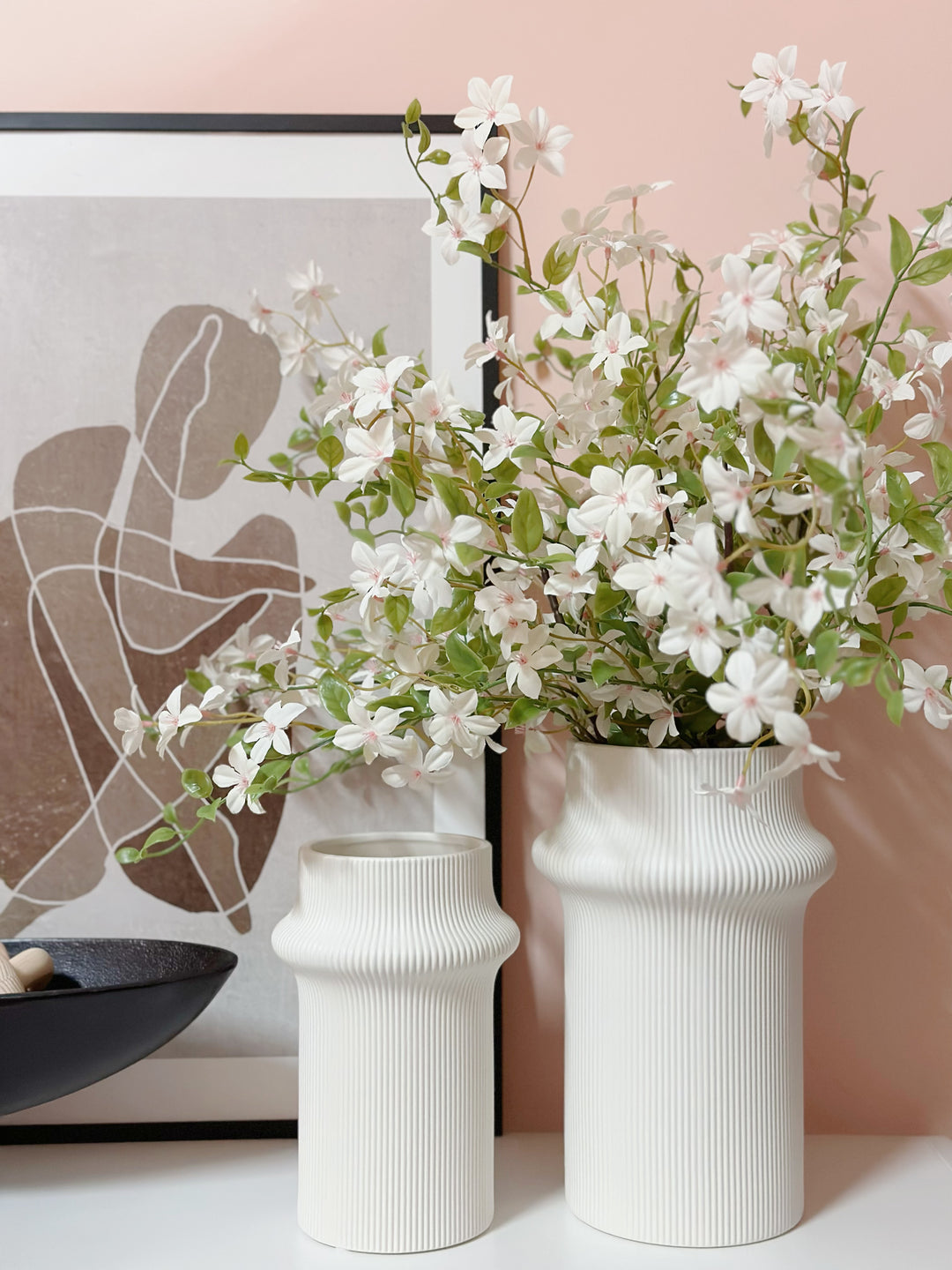 Sleek Fluted Grove Vases (2 sizes)