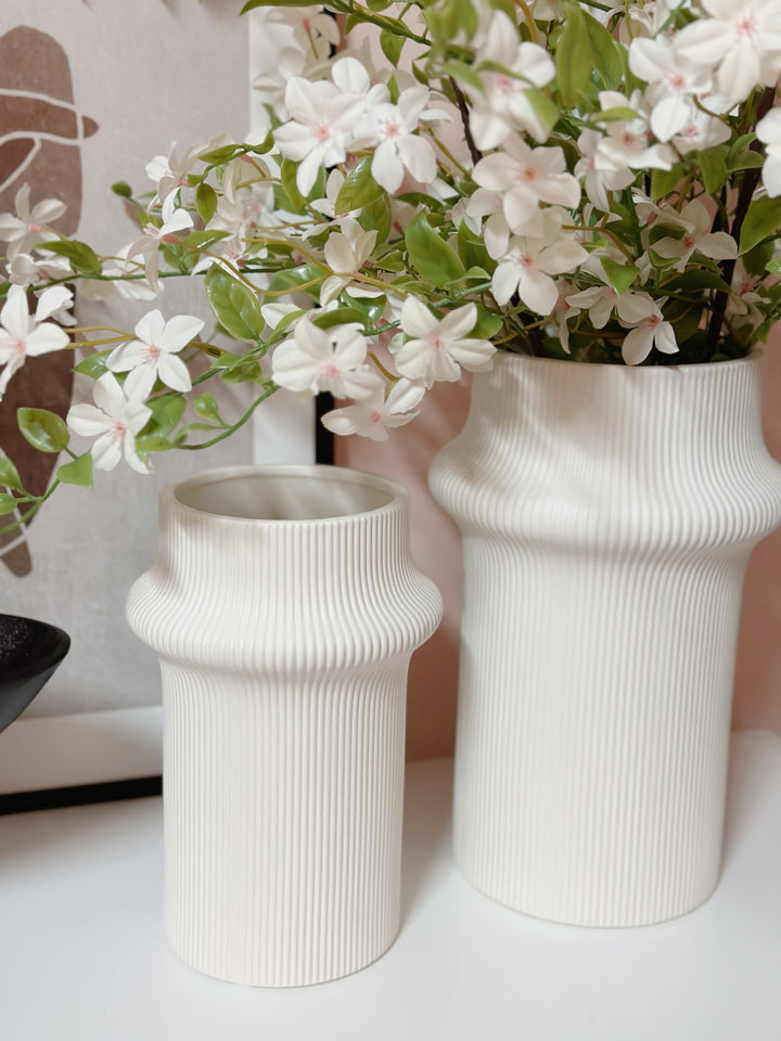 Sleek Fluted Grove Vases (2 sizes)