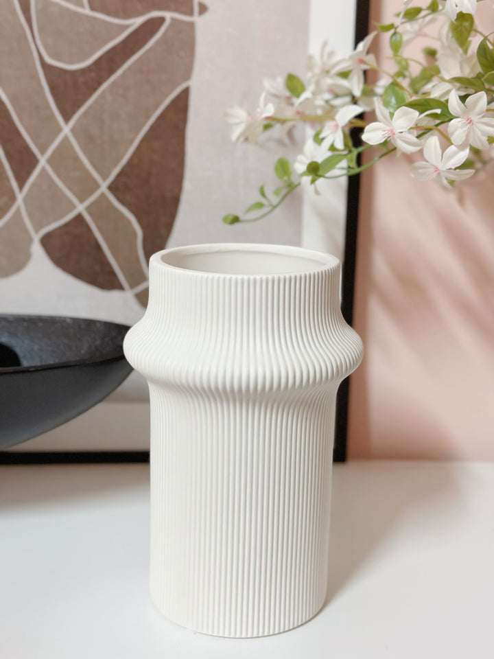 Sleek Fluted Grove Vases (2 sizes)