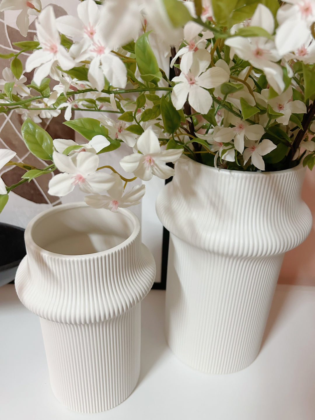 Sleek Fluted Grove Vases (2 sizes)