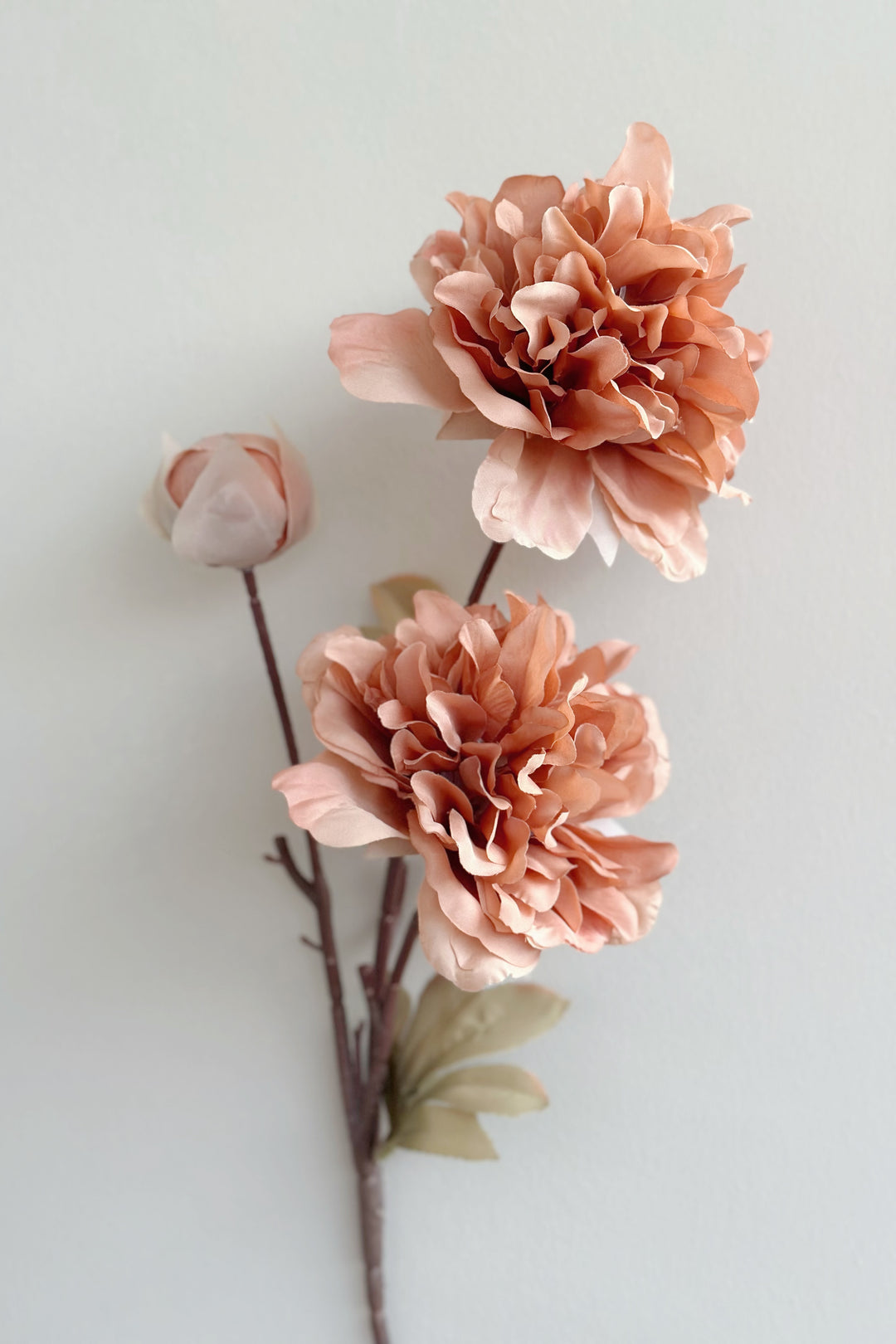 Faux 3 Head Peonies (4 colours options)