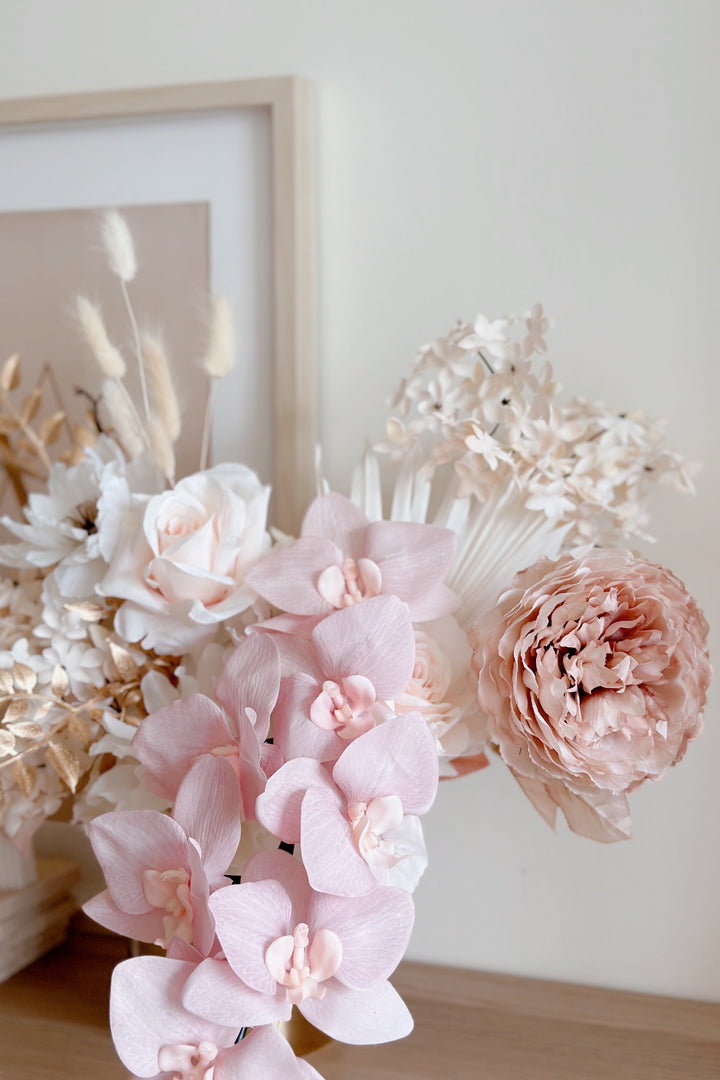 Gilded Blush Pot (1 sided)
