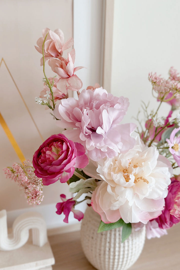 Magenta Bliss Vase Arrangement (1 sided)
