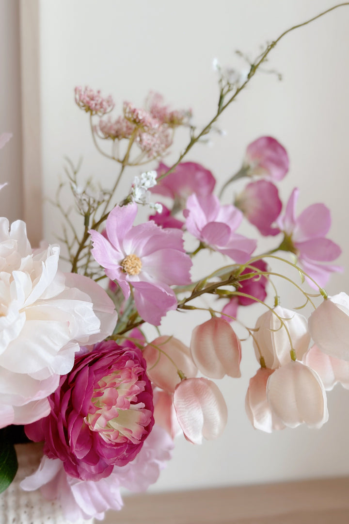 Magenta Bliss Vase Arrangement (1 sided)