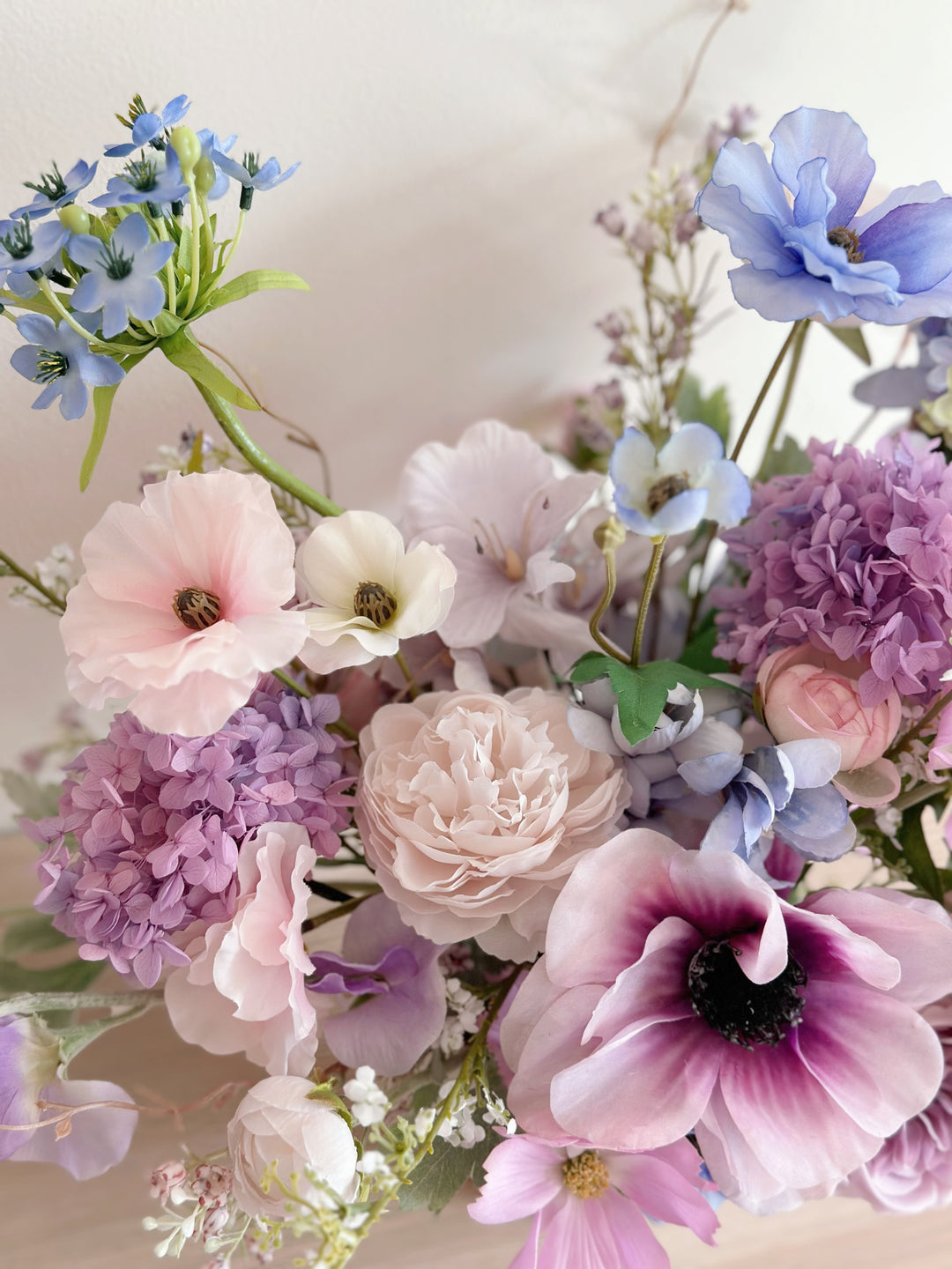 Violet Whisper Floral Elegance in The Pot (2-sided)