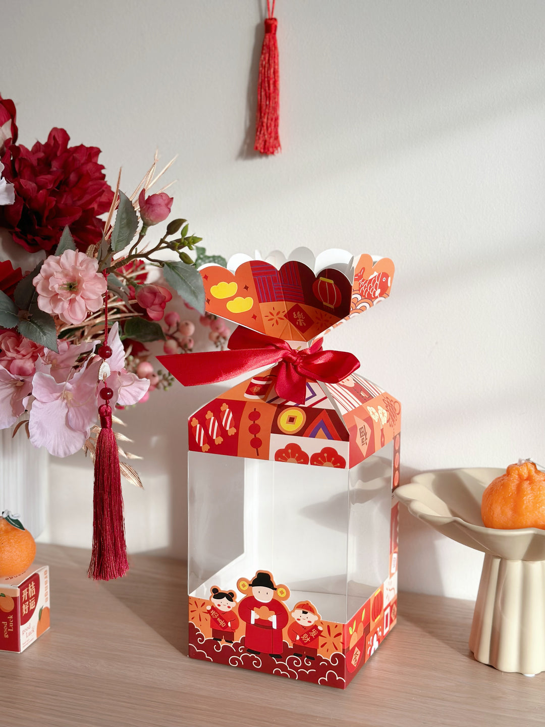 Candy Shaped Gift Box with Transparent Window (set of 2)