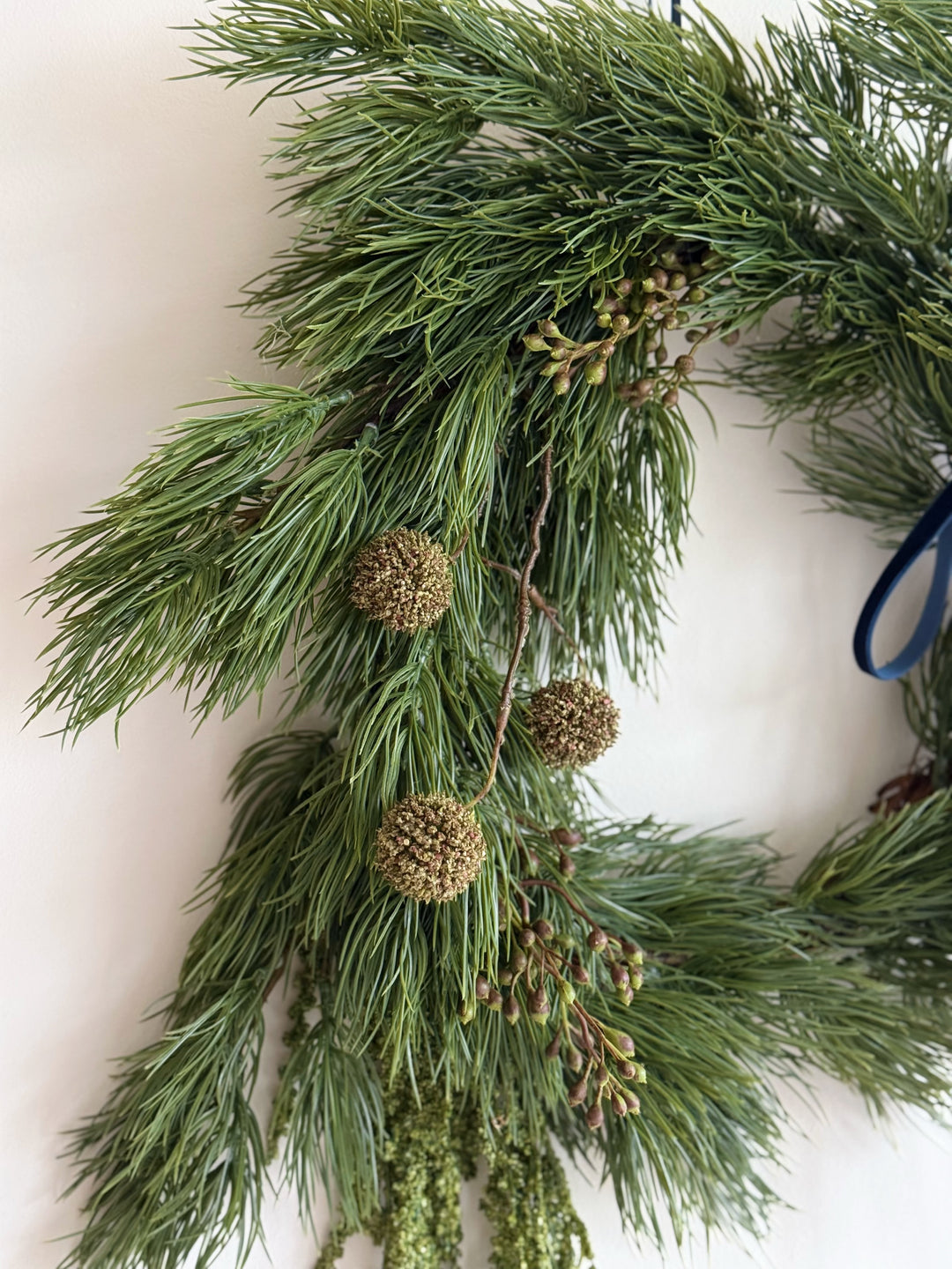 Wild Pine & Velvet Bell Wreath