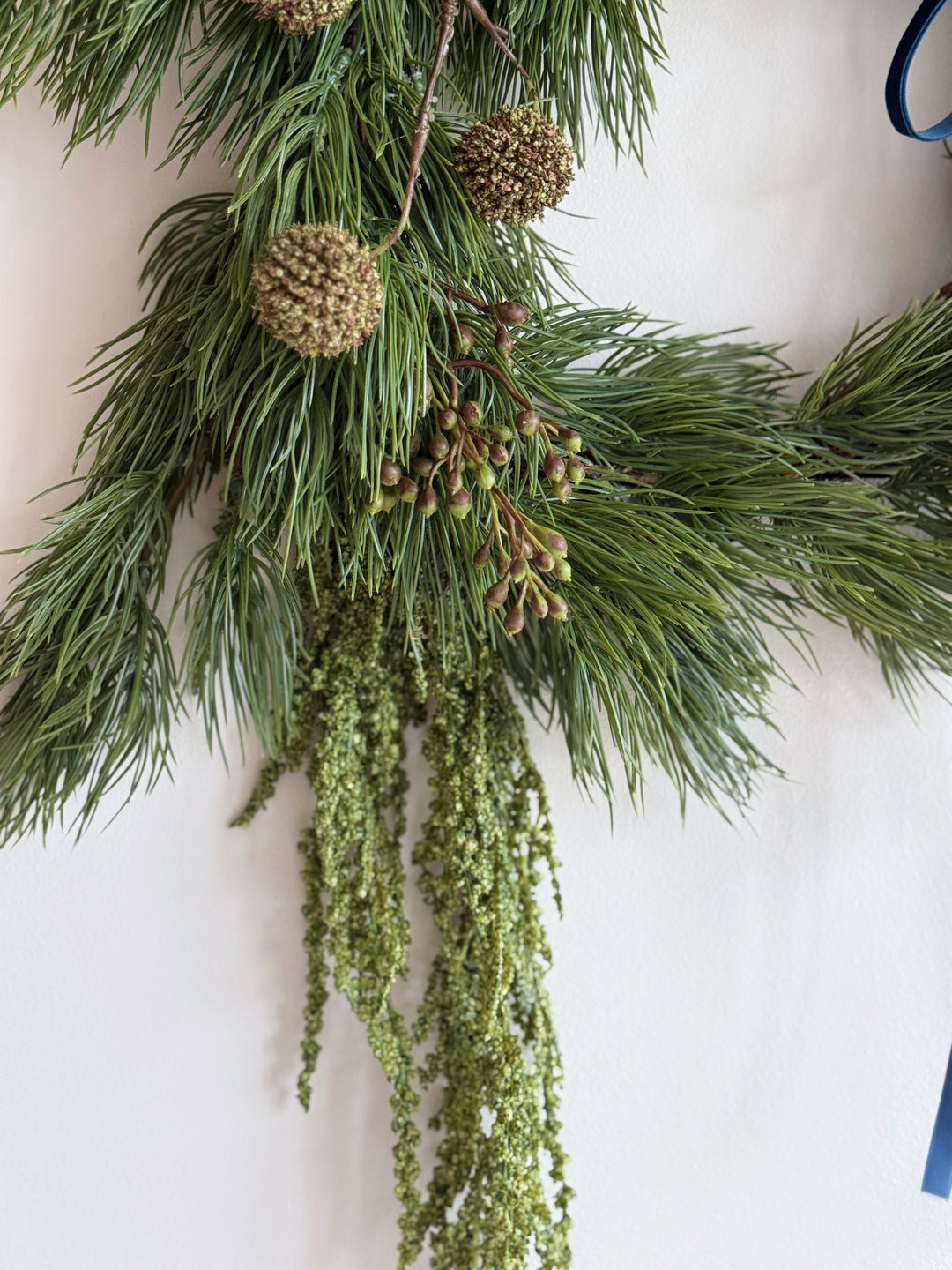 Wild Pine & Velvet Bell Wreath