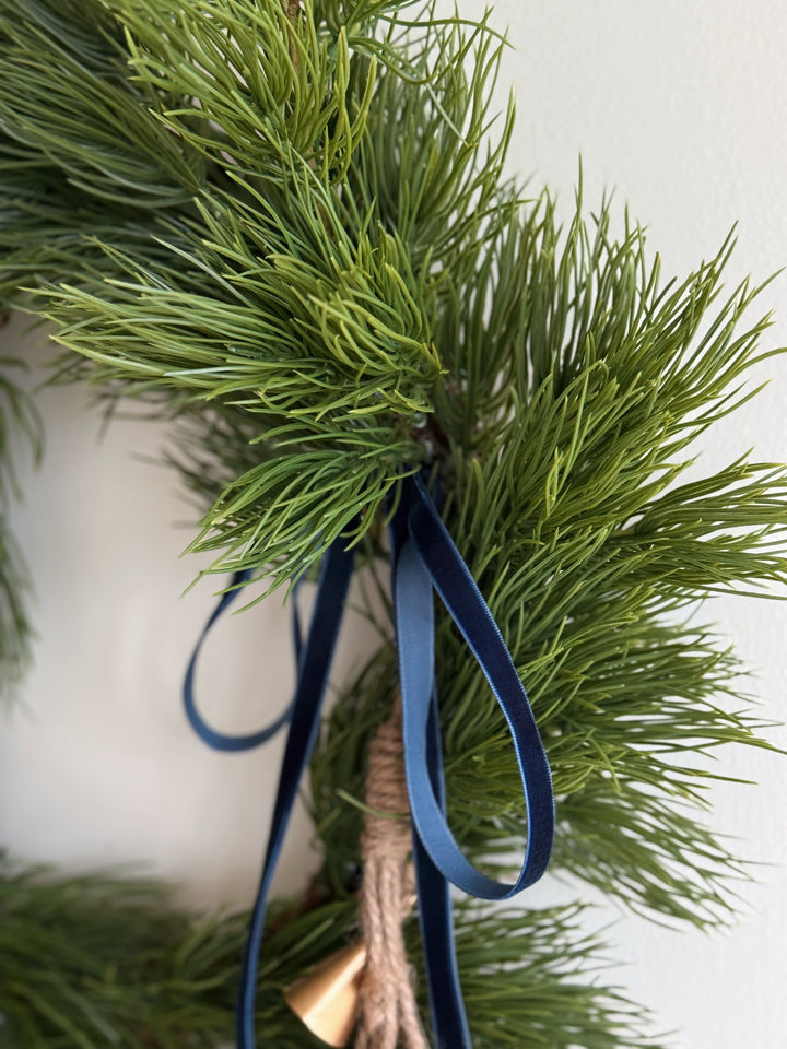Wild Pine & Velvet Bell Wreath