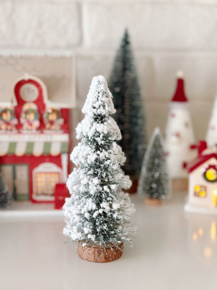 Snowfall Mini Bottle Brush Tree
