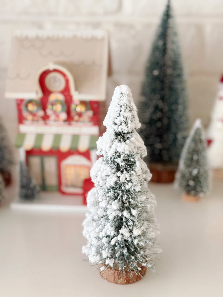 Snowfall Mini Bottle Brush Tree