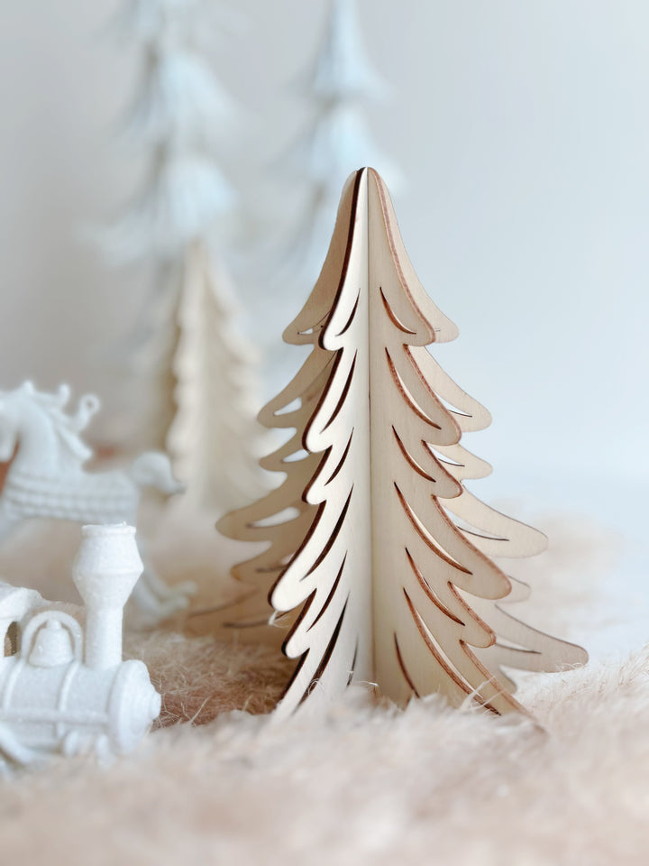 Wooden Laser Cut Decor Tree