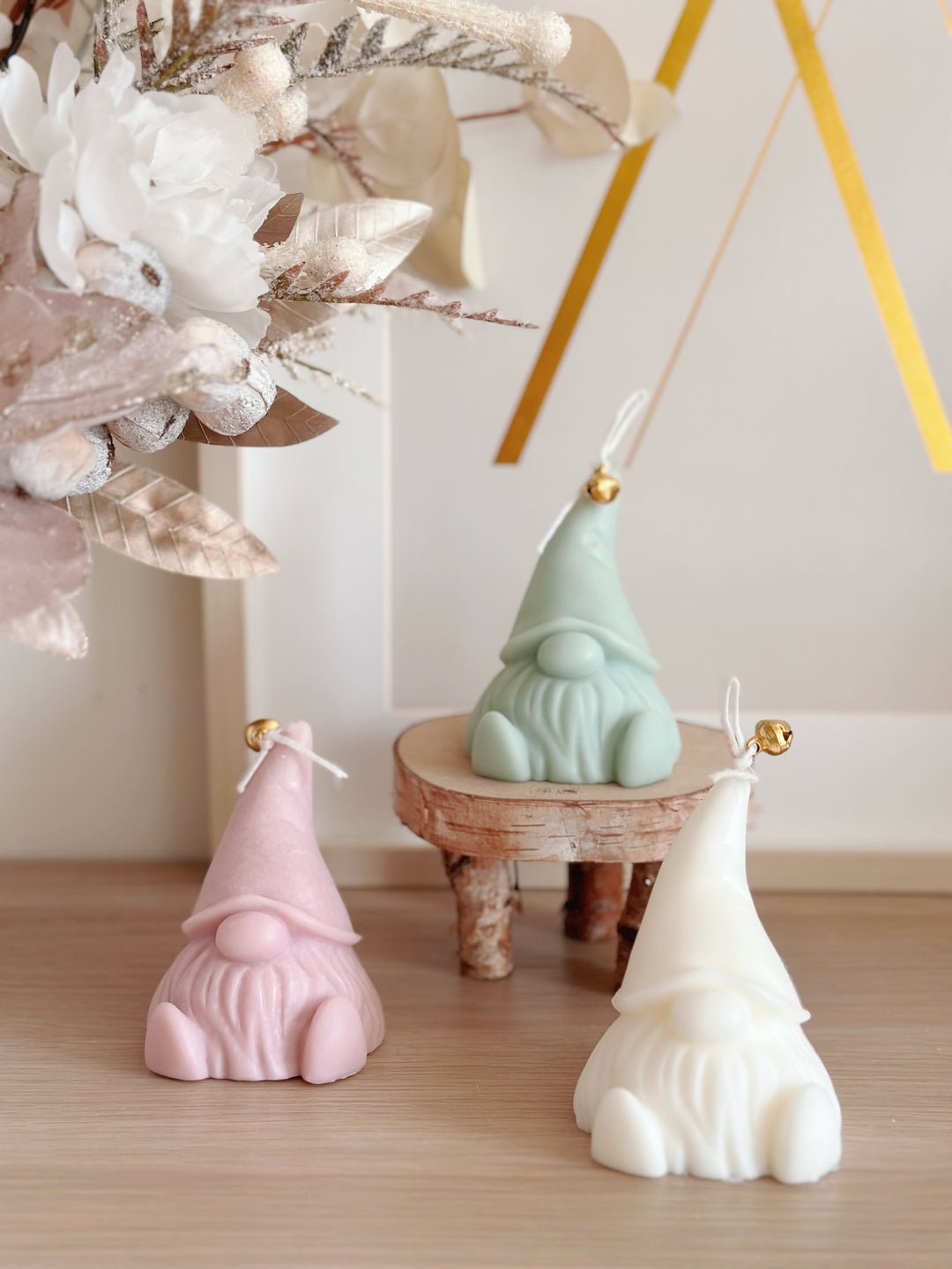Pastel Gnome Candles (3 colours)
