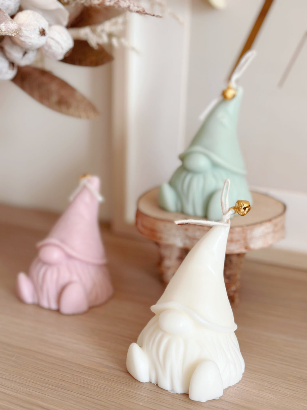 Pastel Gnome Candles (3 colours)