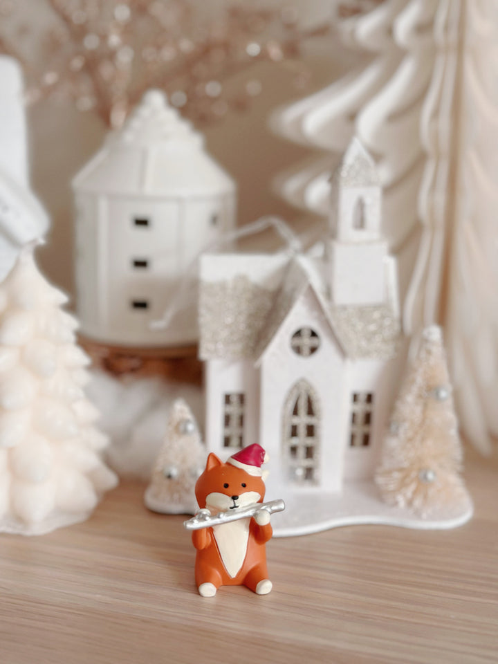 Vintage Noel Melody: Resin Christmas Mini Critter Collection (9 options)