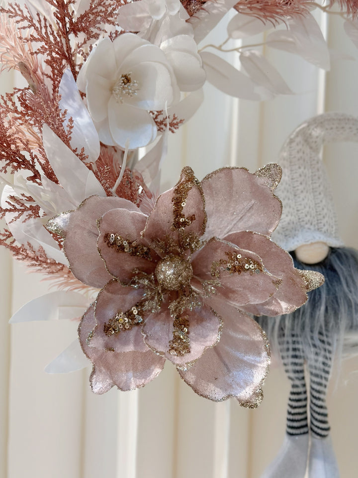Gnome's Glittery Garden Wreath