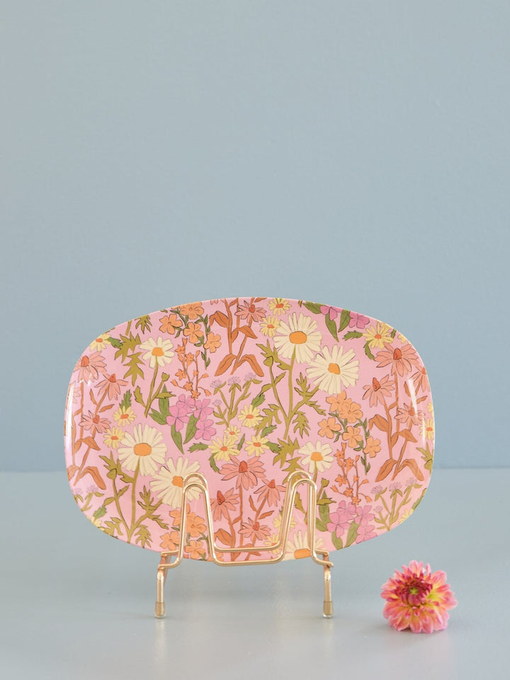 Daisy Dearest Rectangular Melamine Plate