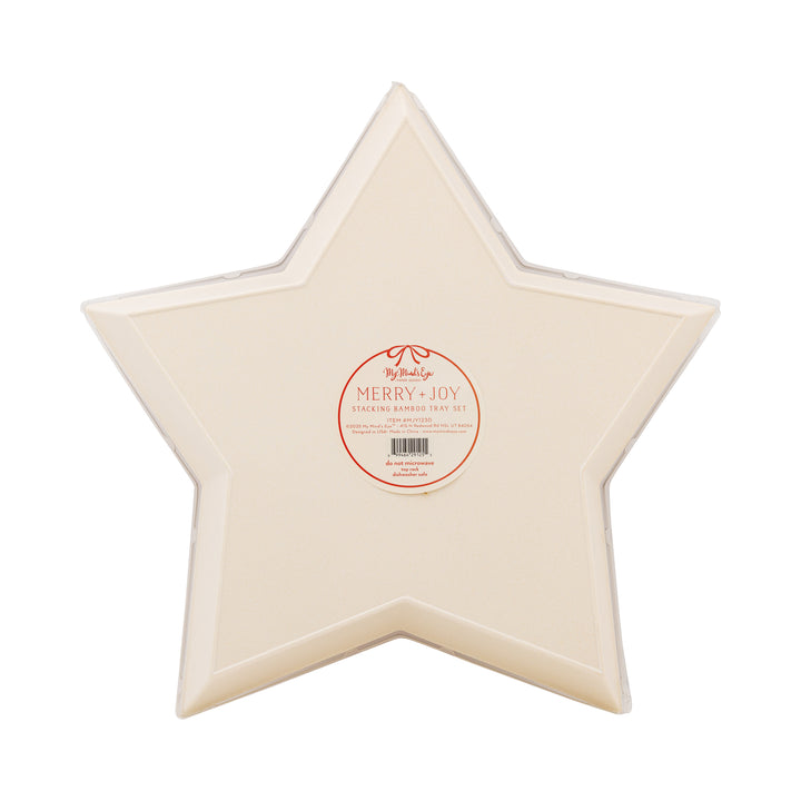 PRE-ORDER (26/09-02/10): Merry + Joy Star Bamboo Set