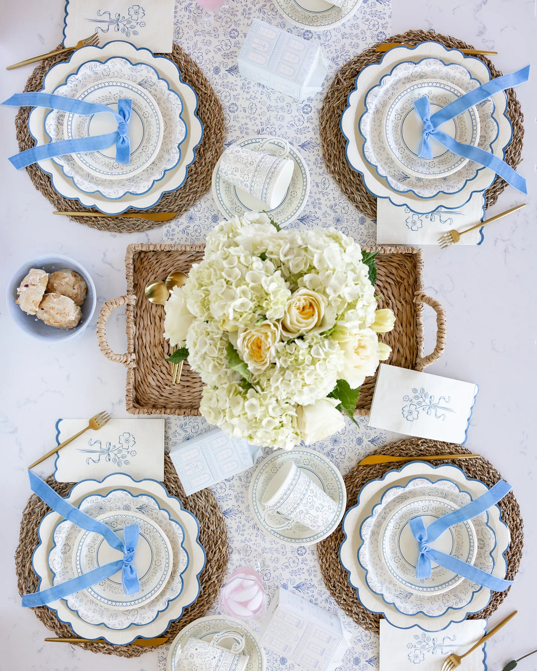 Pembroke Blue Floral Plates (4 options)