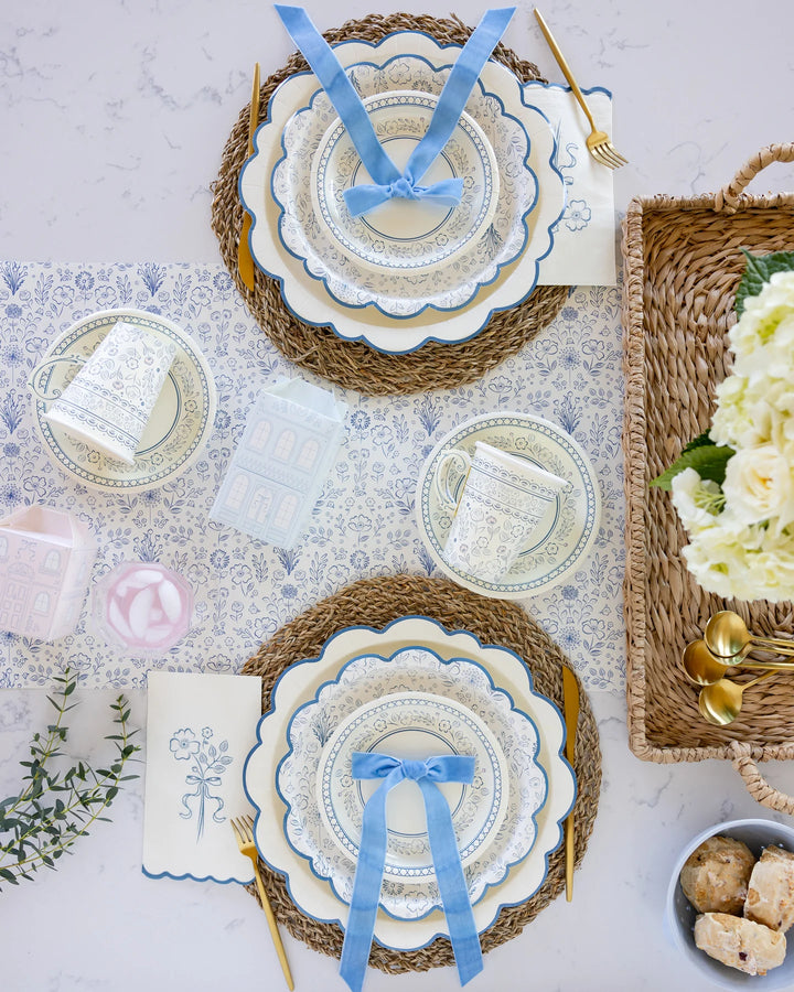 Pembroke Blue Floral Plates (4 options)