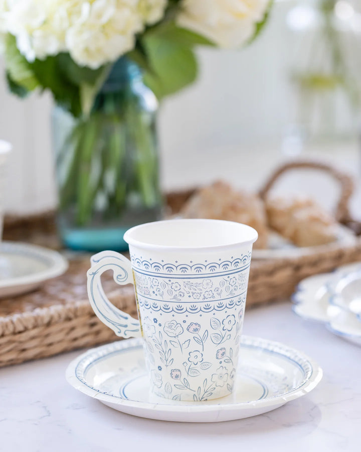 PRE-ORDER (26/09-02/10): Pembroke Floral 7" Paper Dessert Plate