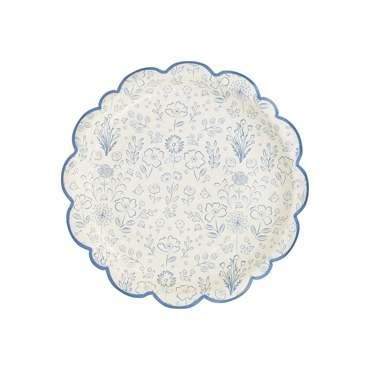 Pembroke Blue Floral Plates (4 options)