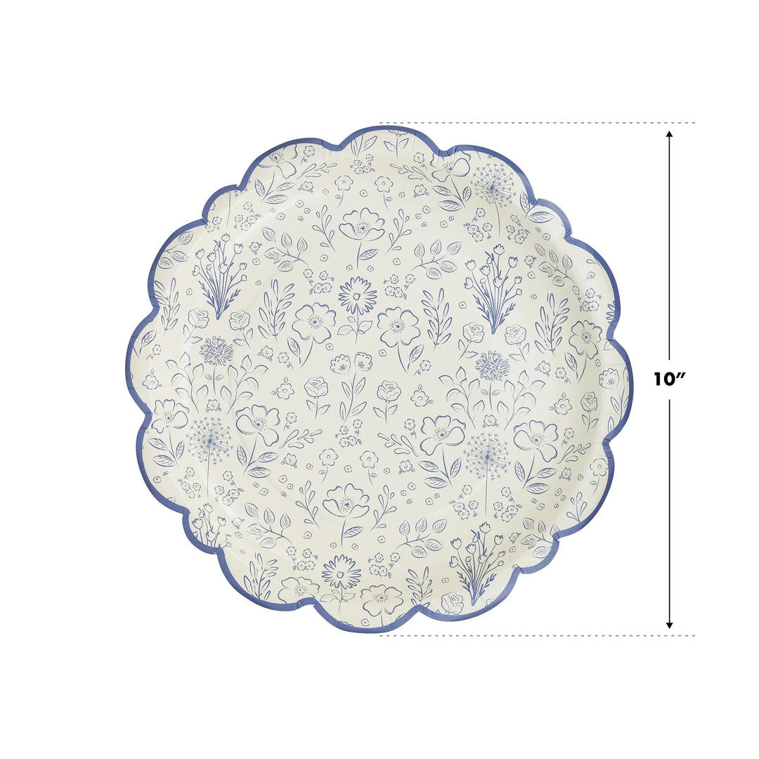 PRE-ORDER (26/09-02/10): Pembroke Floral 10" Paper Plate