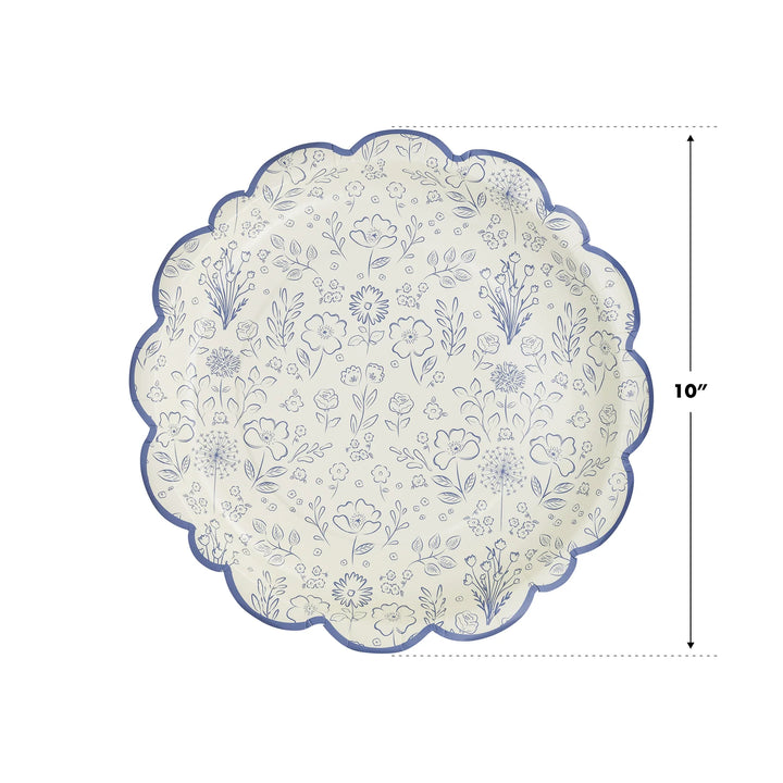 PRE-ORDER (26/09-02/10): Pembroke Floral 10" Paper Plate