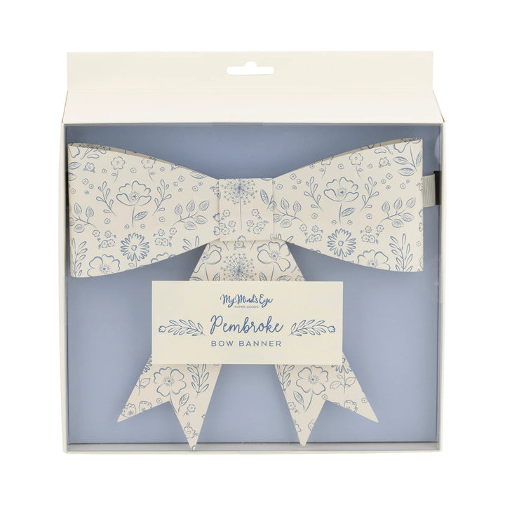 PRE-ORDER (26/09-02/10): Floral Bow Banner