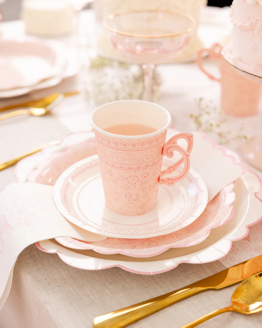 PRE-ORDER (6-8 Oct): Pembroke Pink Party Cups (set of 8)